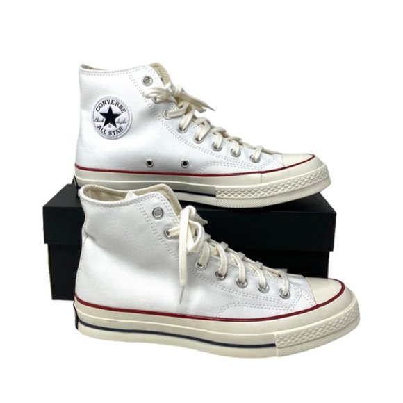 Converse Chuck Taylor High Top Red White Canvas Women's Size Sneakers 162056C - Picture 8 of 10
